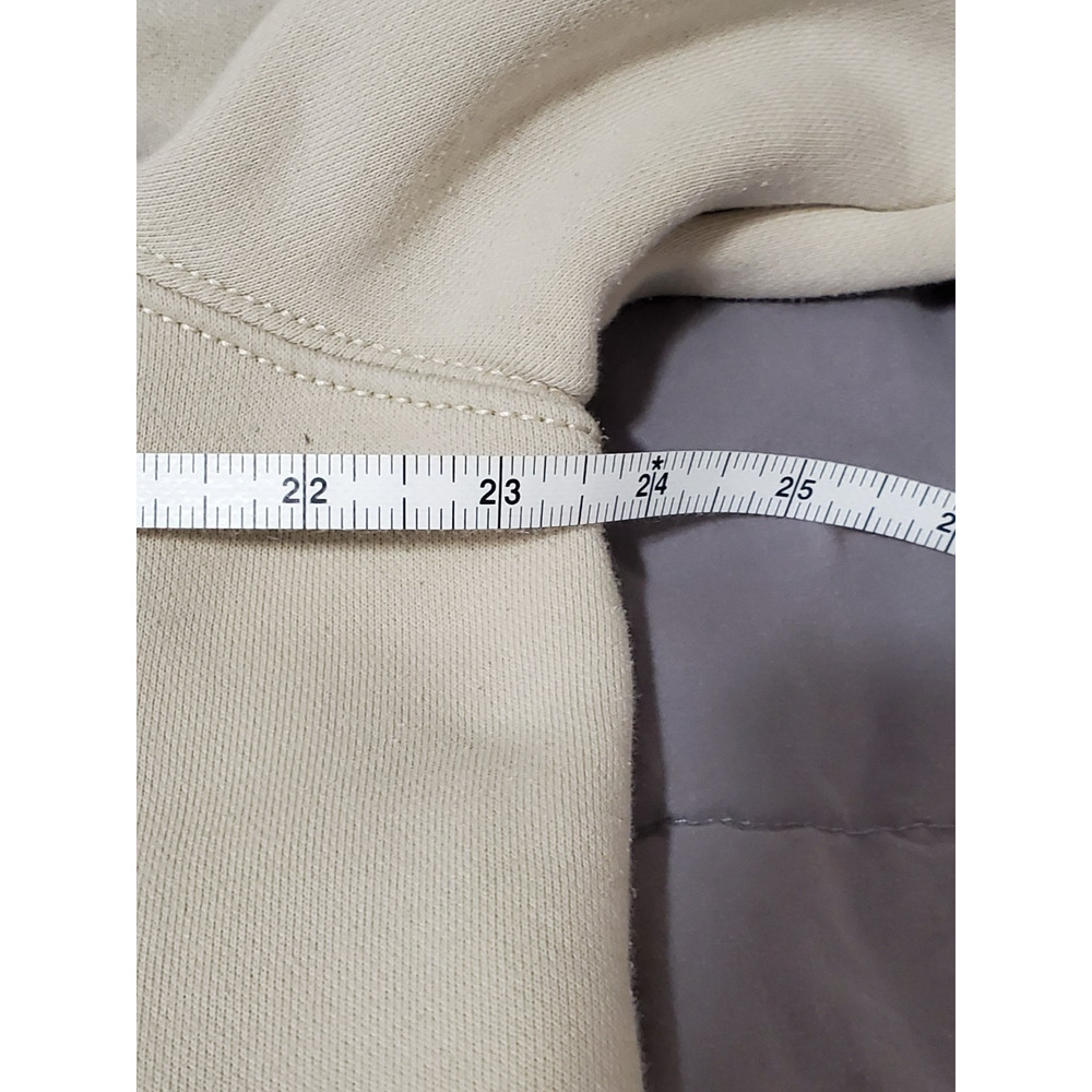Carhartt Relaxed Fit Fleece‑Lined Hoodie Men’s XL Beige Tan Logo Graphic - Picture 6 of 10